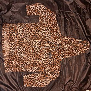 VS PINK 3/4 zip, sherpa hoodie